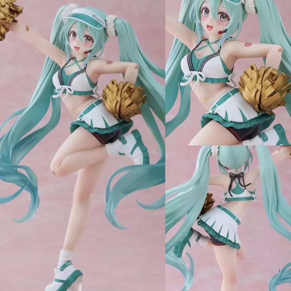 Фигурка аниме Hatsune Miku в стиле cheerleader, 18 см, PVC+ABS (Hatsune Miku Anime Figure Cheerleader Style 18cm PVC+ABS) 2