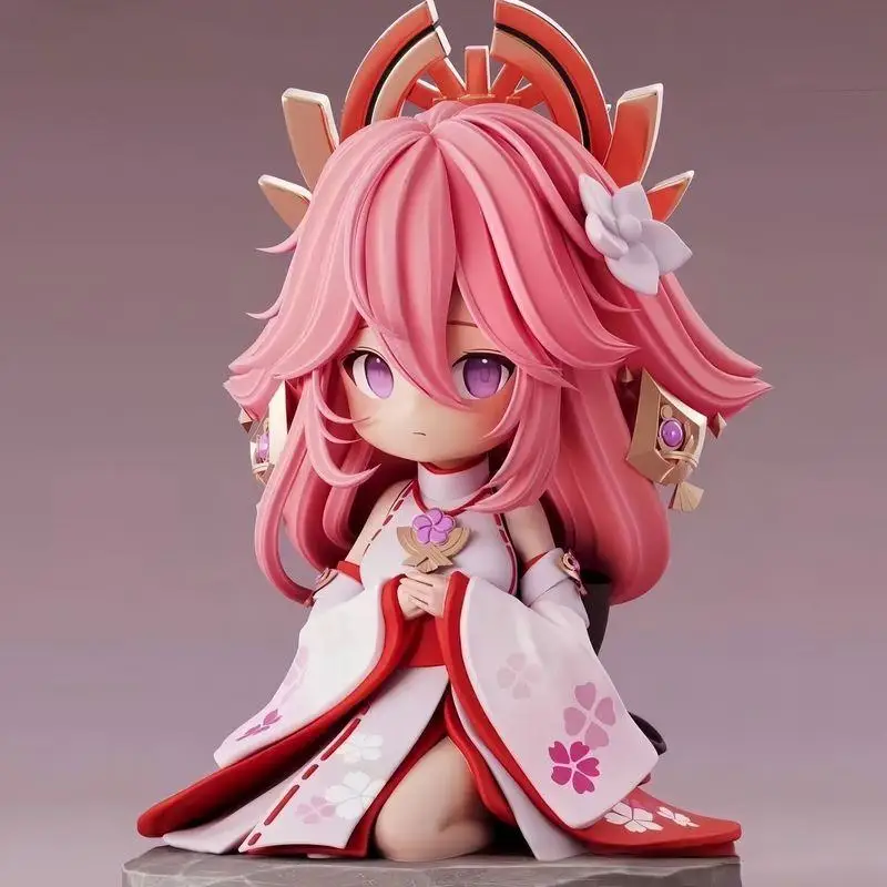 Genshin Impact Yae Miko Q-Style Seated Figure (8-Million-Angel) 
