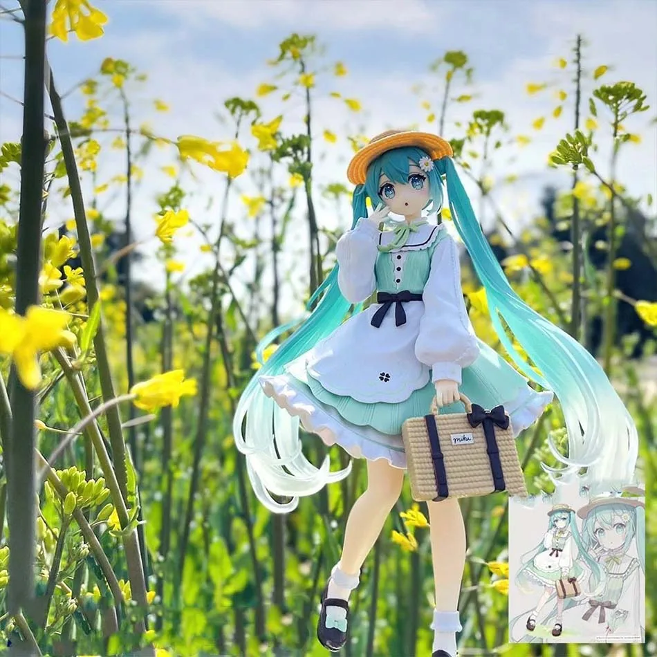 פסלון PVC של Vocaloid Hatsune Miku בסגנון Country בגובה 20 ס״מ (Vocaloid Hatsune Miku Country PVC Figure Doll 20cm) 3