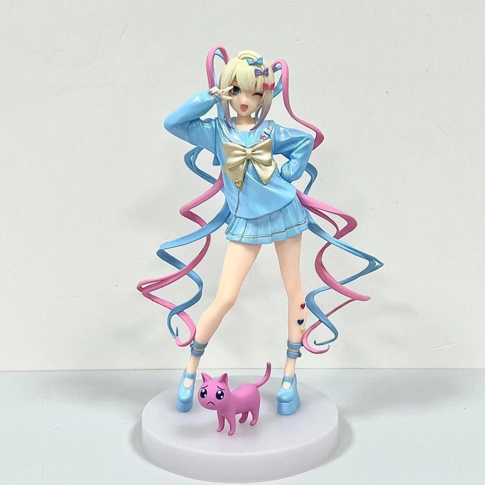 Needy Girl Overdose Ame Character Figure with Cat - Premium PVC Collectible 3