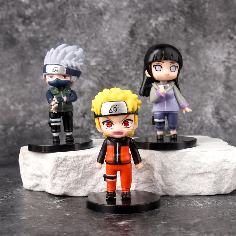 סט דמויות Naruto Q (12 יח׳) דמויות מיני PVC לפעולה (Naruto Q Figure Set (12 pcs) PVC Mini Action Figures) 4
