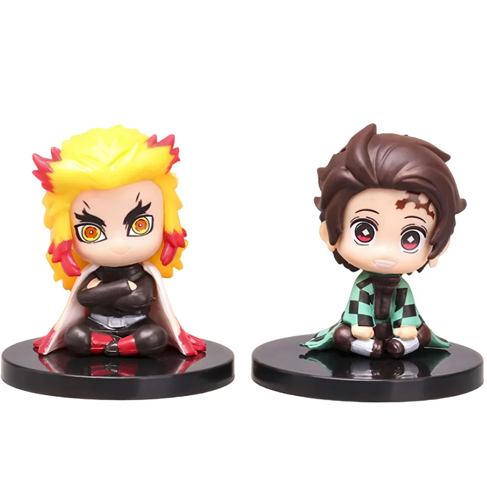 Demon Slayer Q Version Character Set (10pcs) Sitting Figures 4
