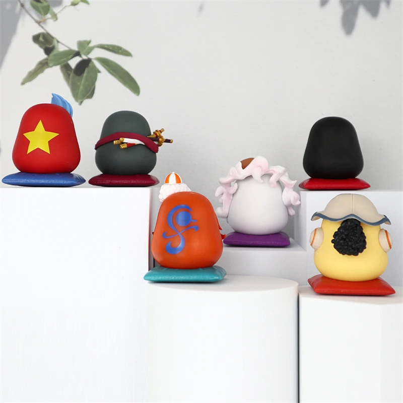 דמות PVC Q-version One Piece של ניקה לופי בגודל 5.5–6.5 ס (One Piece Q-version Figure Nika Luffy PVC Statue 5.5–6.5cm) 6