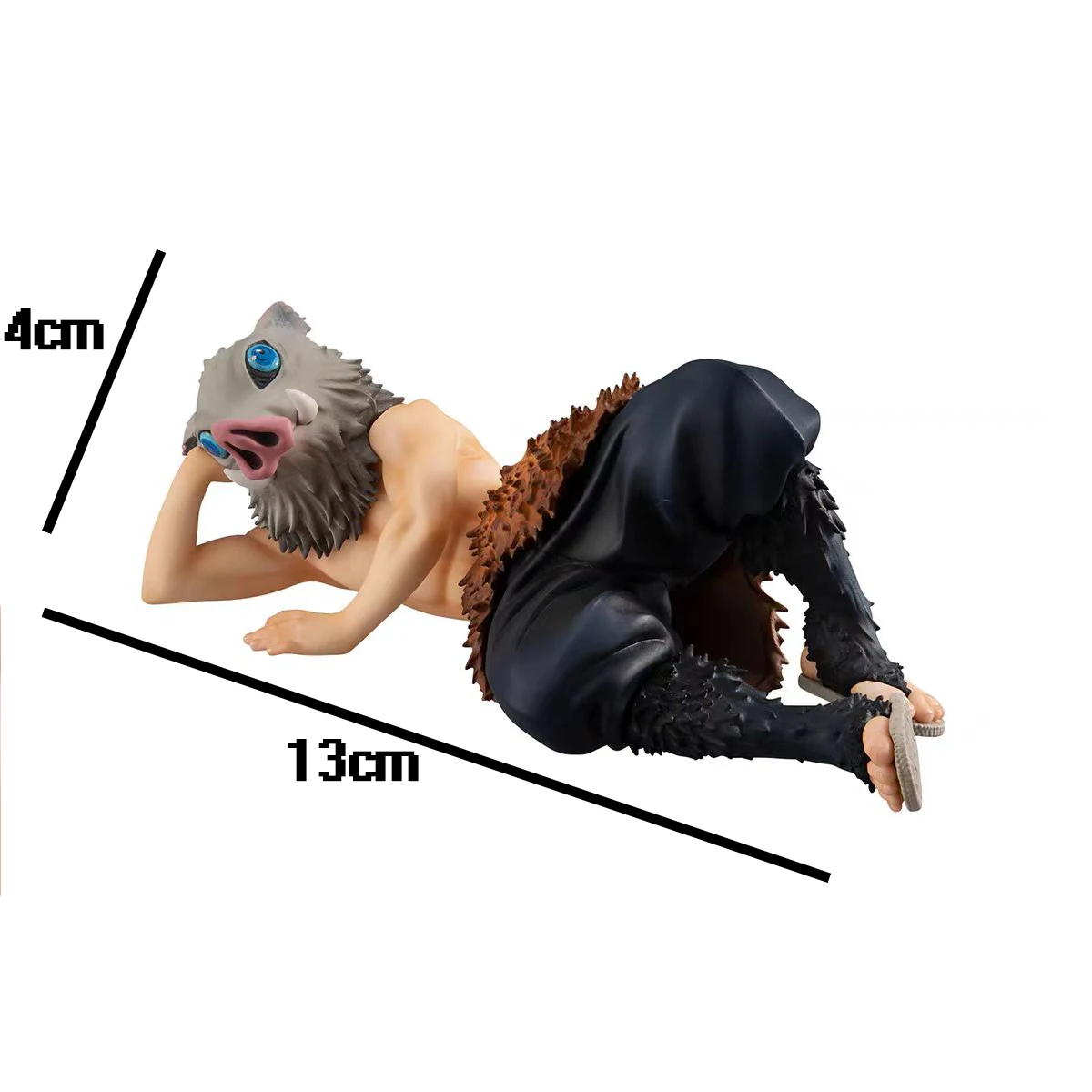 Demon Slayer Hashibira Inosuke Action Figure in Hand Collectible 2