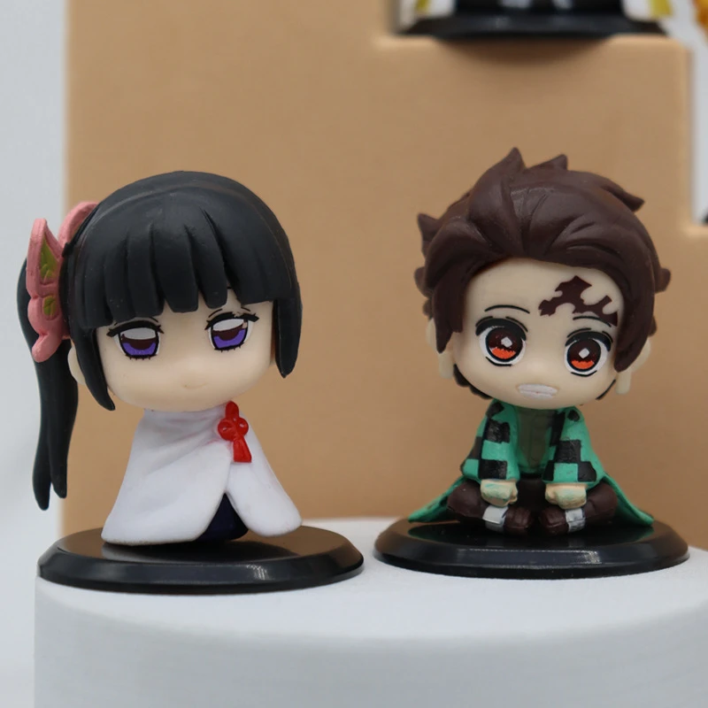 Kimetsu no Yaiba Tanjiro, Inosuke & Zenitsu Q-Style Sitting Figures Set 6