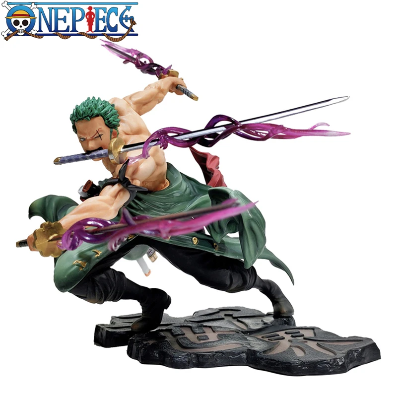 דמות אקשן One Piece רורונואה זורו בסגנון GK PVC 10cm (One Piece Roronoa Zoro GK PVC Action Figure 10cm) 4