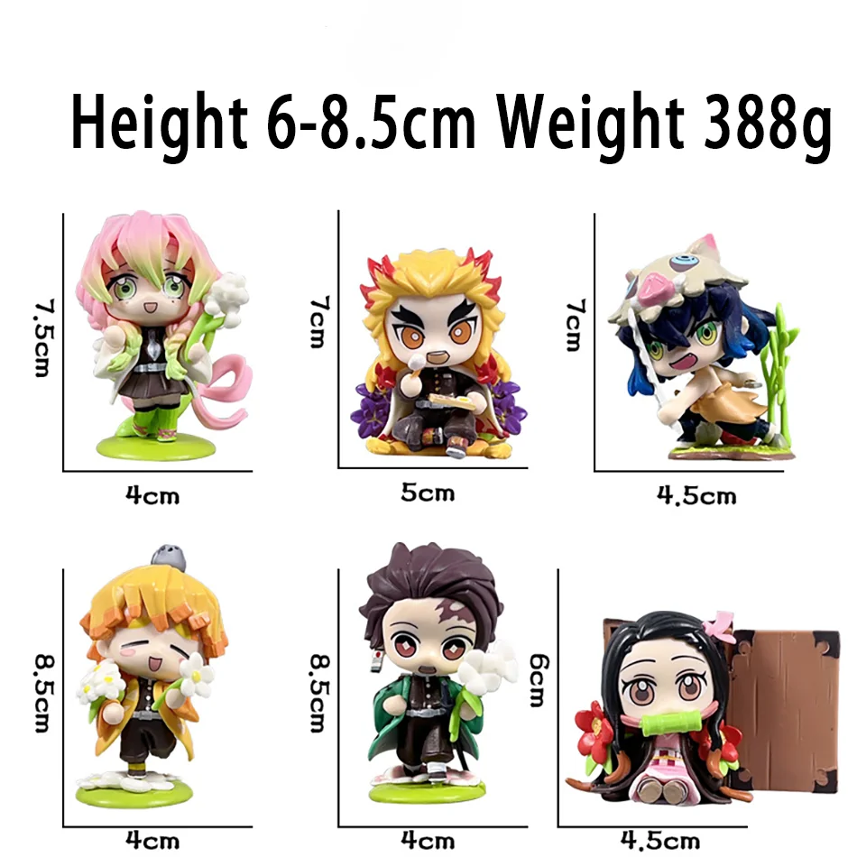 Demon Slayer טנג'ירו קמאדו ונזוקו סט דמות Blind Box 6-8 ס״מ (Demon Slayer Tanjiro Kamado & Nezuko Blind Box Figure Set 6-8cm) 3