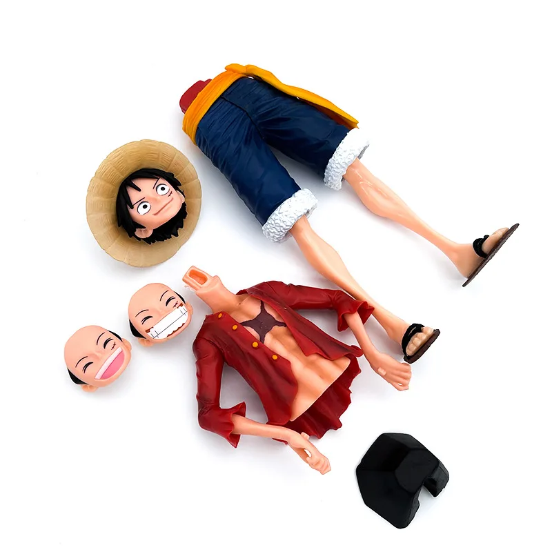 One Piece Luffy Face-Changing Action Figure 28cm 6