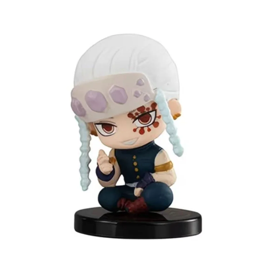 Demon Slayer Q-версия 5 предметов сидячие чиби-фигурки-призраки из PVC (6 см) (Demon Slayer Q Version 5-Piece Sitting Chibi PVC Ghost Dolls (6cm)) 3