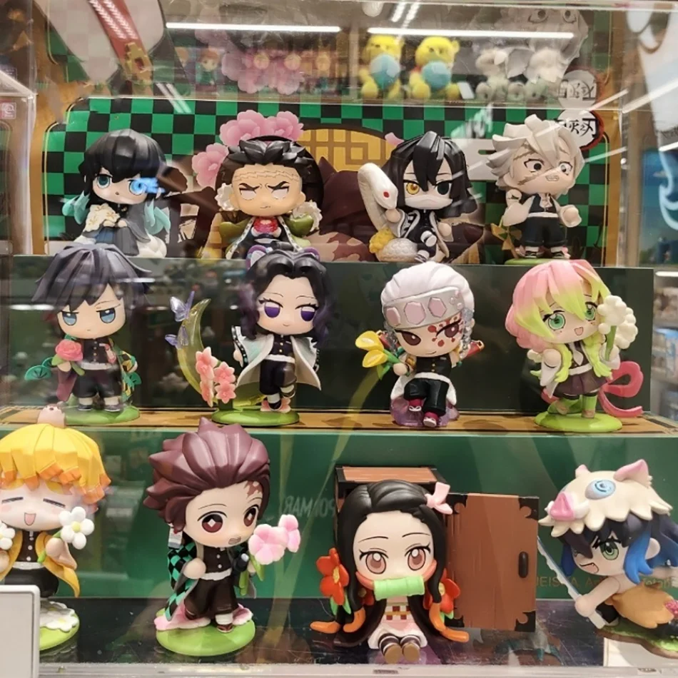 Demon Slayer טנג'ירו קמאדו ונזוקו סט דמות Blind Box 6-8 ס״מ (Demon Slayer Tanjiro Kamado & Nezuko Blind Box Figure Set 6-8cm) 2