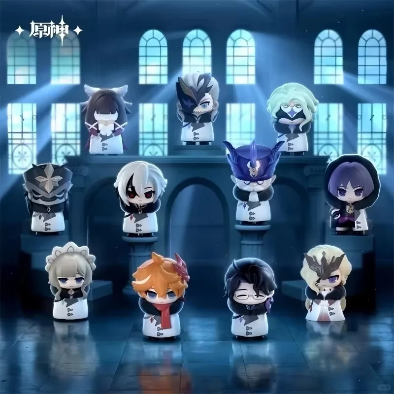 Genshin Impact Fatui Harbingers Blind Box Q-Version Figure 8-10cm 2