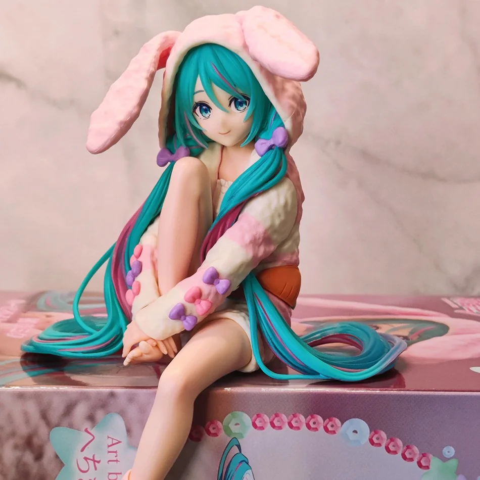 פיגורת האצונה מיקו Noodle Stopper - Rabbit Pajamas 15 ס״מ (Hatsune Miku Noodle Stopper Figure - Rabbit Pajamas 15cm) 5
