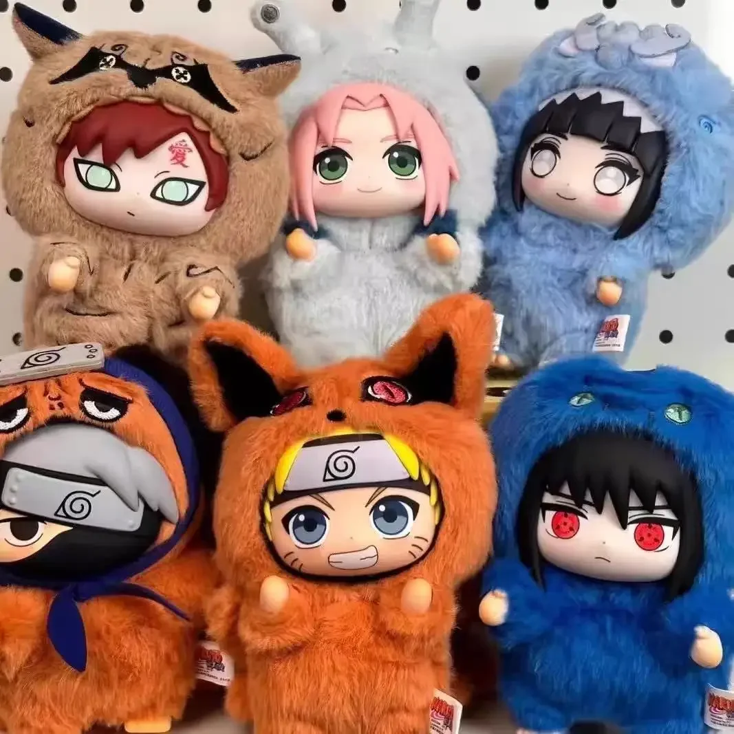 דמות ויניל בליינד בוקס סאסוקה מ-Naruto בגודל 14 ס (Naruto Sasuke Vinyl Plush Blind Box Figure 14cm) 2