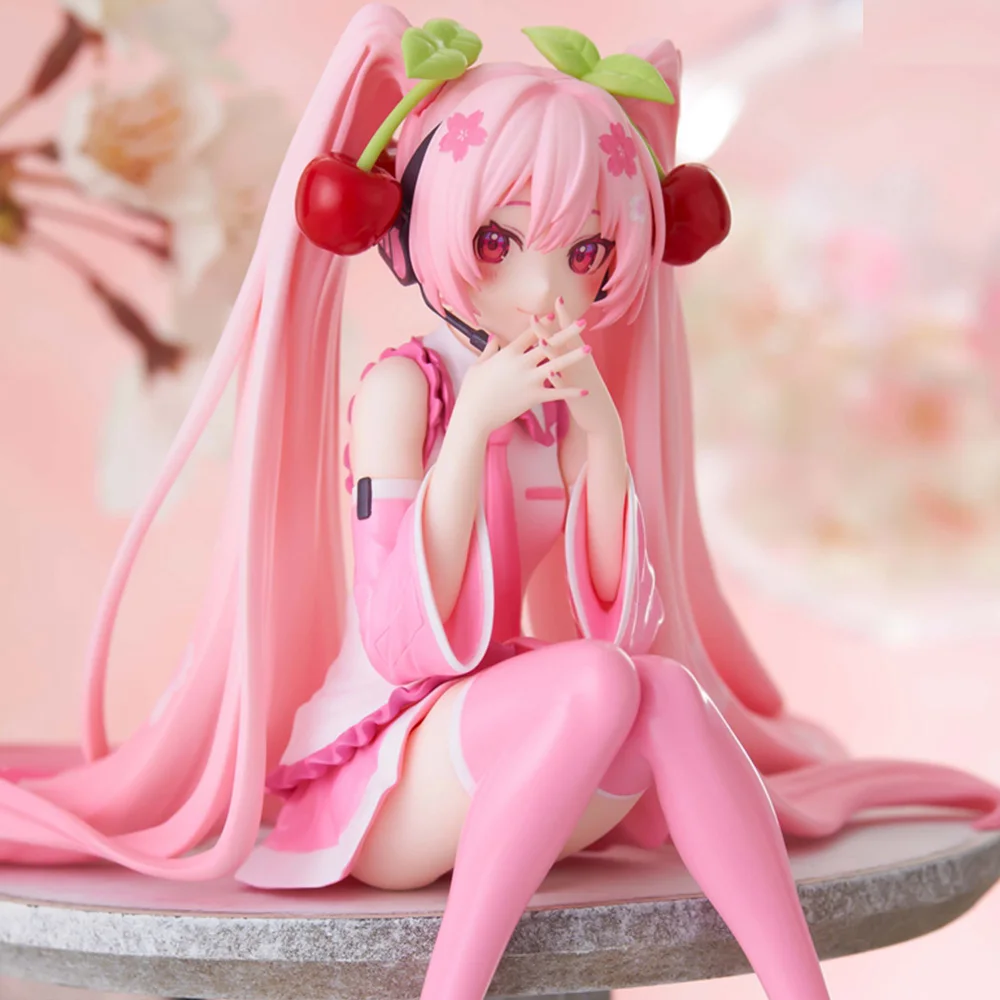 Hatsune Miku PVC Figure - Pink Dress Cherry Blossom 3