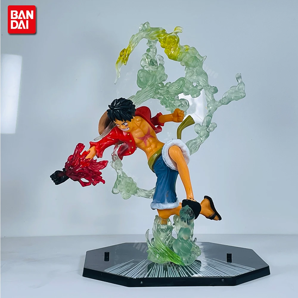 פסלון פעולה One Piece Fire Fist Luffy (PVC) סט 2 סגנונות (One Piece Fire Fist Luffy Action Figure (PVC) 2-Style Set) 4