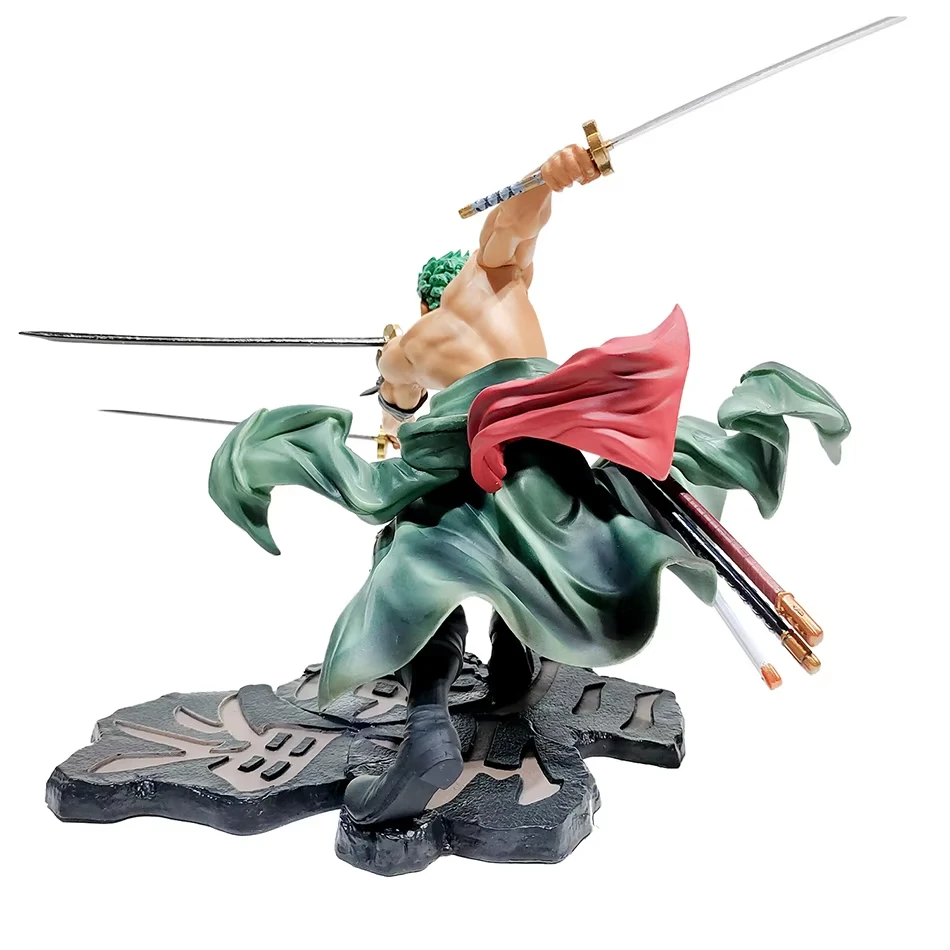 פסלון One Piece רורונואה זורו GK בגודל 10cm (One Piece Roronoa Zoro GK Action Figure Statute 10cm) 2