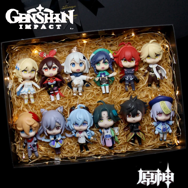 Genshin Impact 6pc Set Anime Figures (Variant A/B) 2