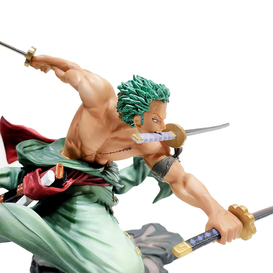 פסלון One Piece רורונואה זורו GK בגודל 10cm (One Piece Roronoa Zoro GK Action Figure Statute 10cm) 5