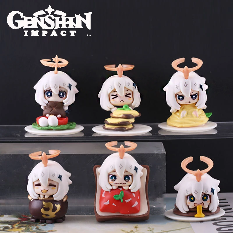 Genshin Impact 6pc Set Anime Figures (Variant A/B) 3