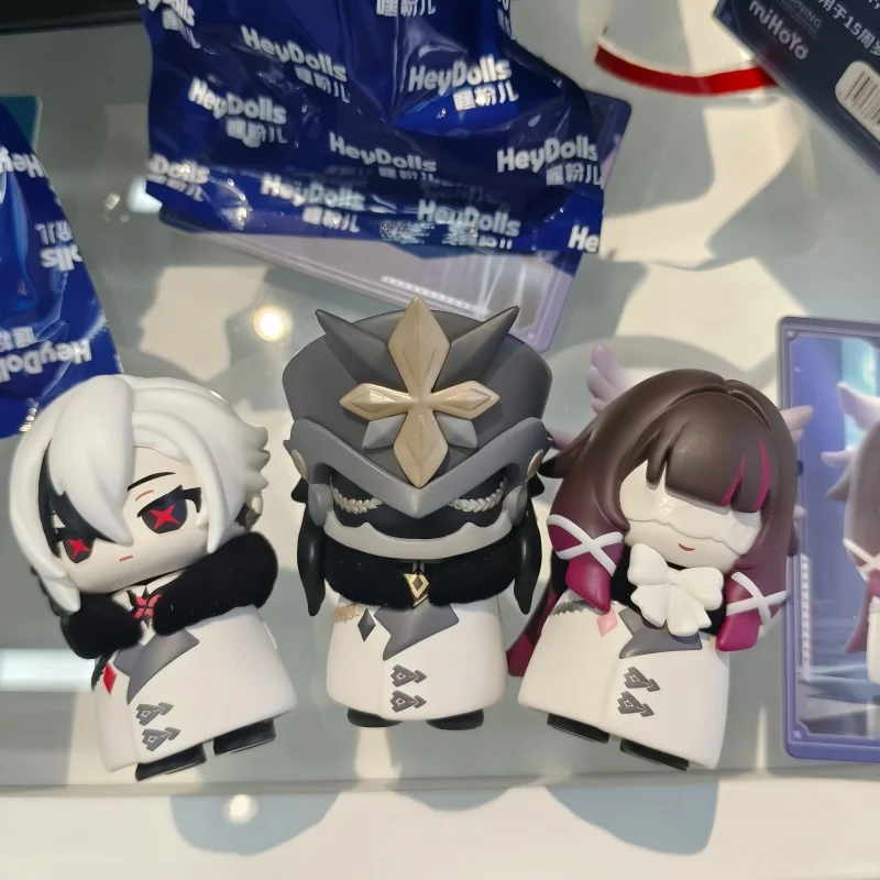 Genshin Impact Fatui Harbinger Blind Box Q Version Figures, 7–8cm 2