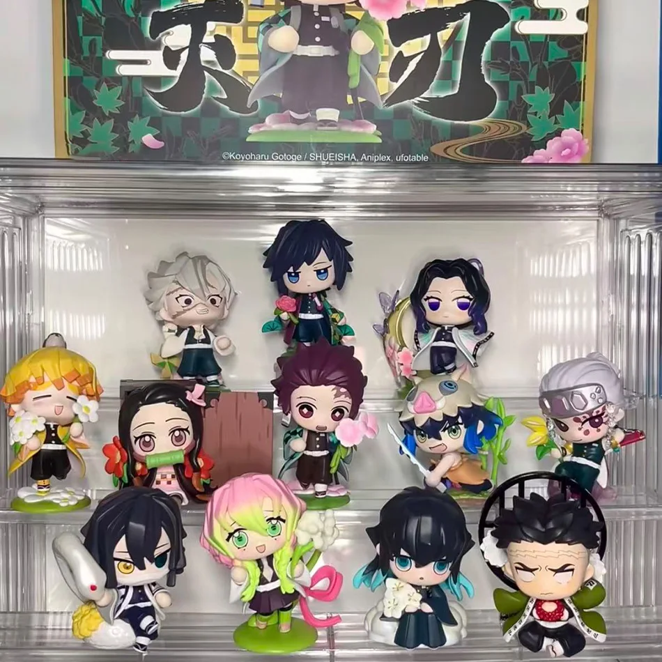 Demon Slayer סט דמויות PVC בסגנון Q (12 דגמים) – מידה (Demon Slayer Q-Style PVC Figure Set (12 Styles) – Size) 5