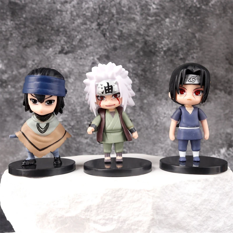 סט דמויות Naruto Q (12 יח׳) דמויות מיני PVC לפעולה (Naruto Q Figure Set (12 pcs) PVC Mini Action Figures) 6