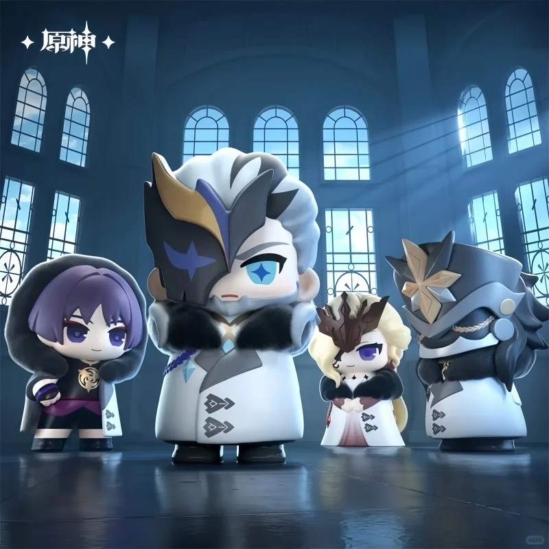 Genshin Impact Fatui Harbinger Blind Box Q Version Figures, 7–8cm 5