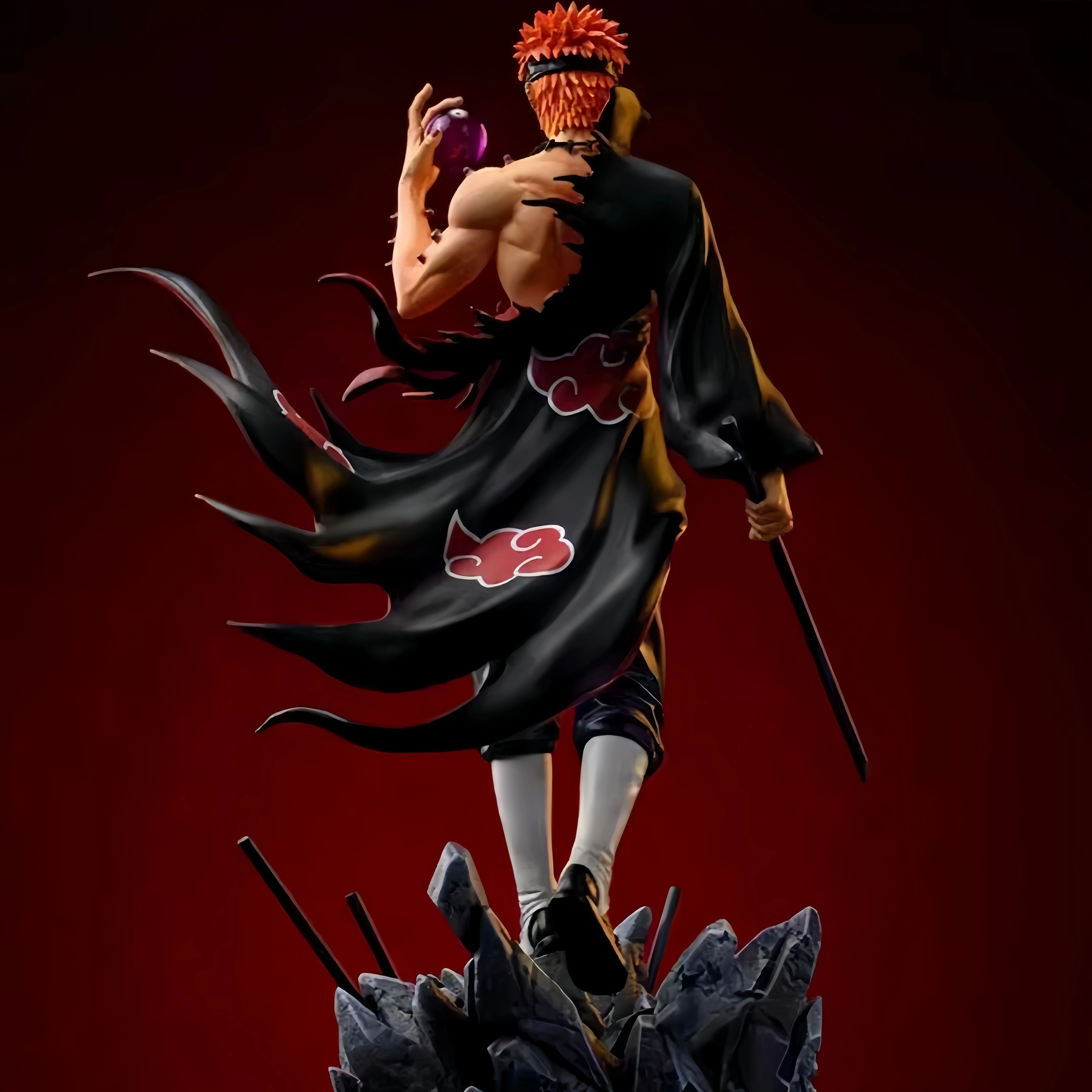 נארוטו פיין דמות PVC, דגם אוסף אנימה 23cm (Naruto Pain PVC Figure, Anime Collection Model 23cm) 4