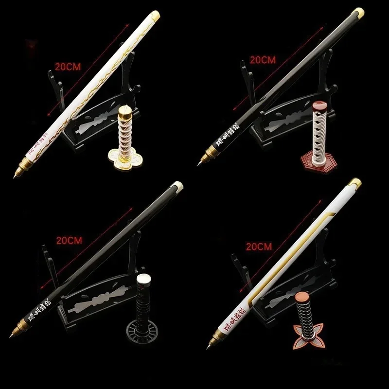 Demon Slayer Anime Gel Pen Sword Prop, Refillable (Size) 6