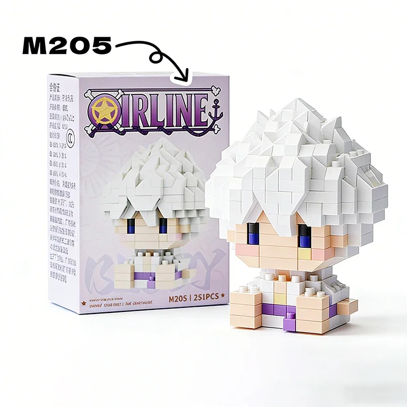 One Piece Luffy Sun God Nika Micro Building Blocks Set 6