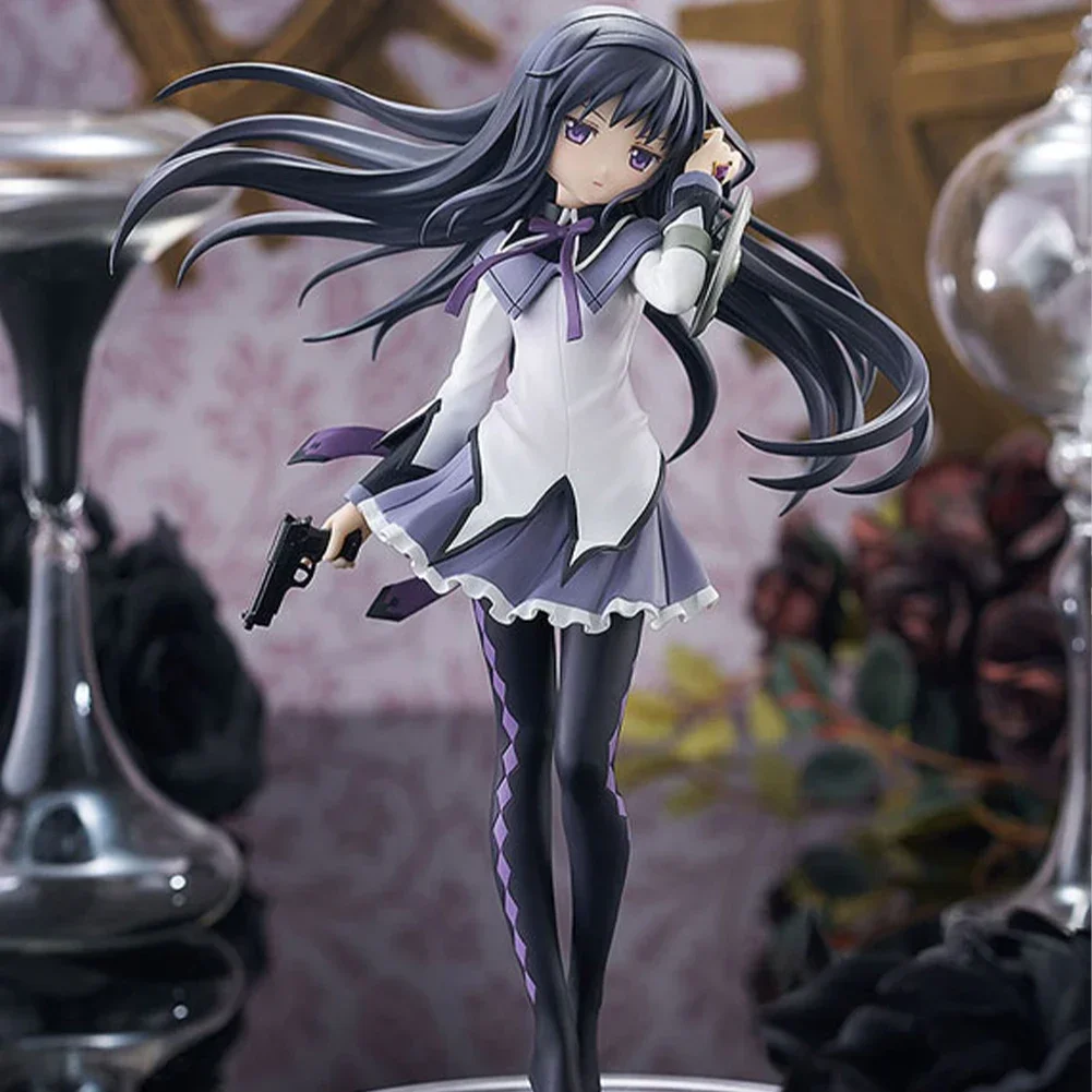 סט פיגורות Puella Magi Madoka Magica קנאמה מדוקה ואקמי הומורה 22 ס״מ (Puella Magi Madoka Magica Kaname Madoka & Akemi Homura Figure Set 22cm) 2