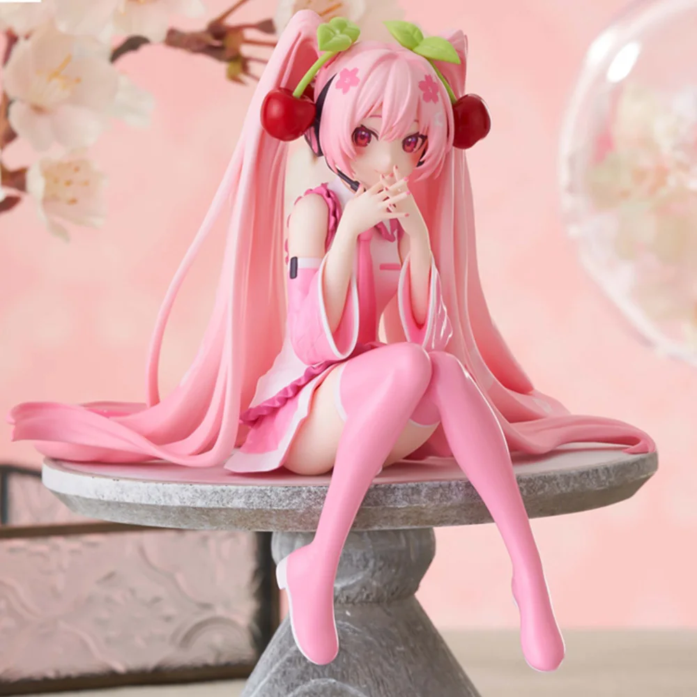 Hatsune Miku PVC Figure - Pink Dress Cherry Blossom 2