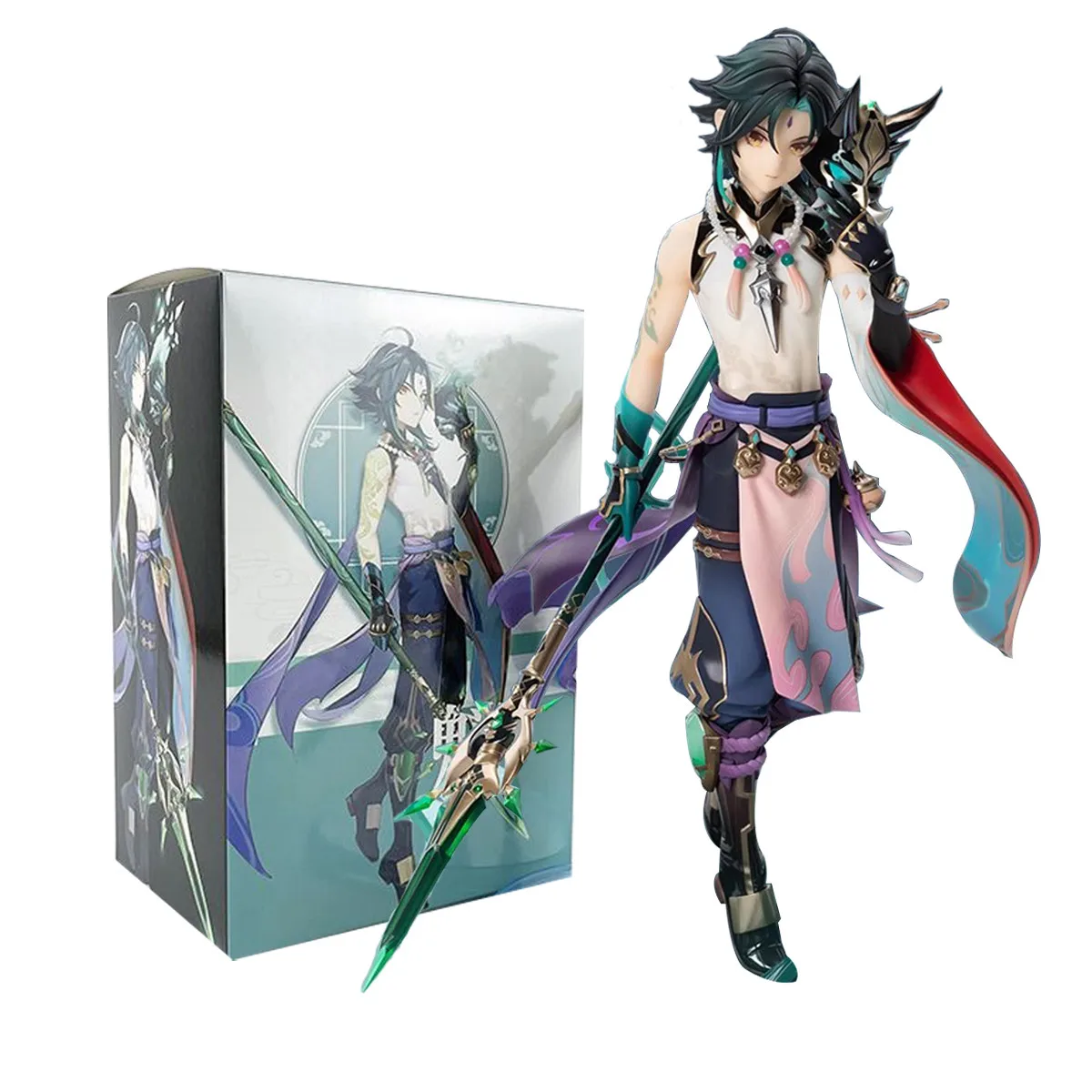 Genshin Impact Xiao Vigilant Yaksha Action Figure, 17cm