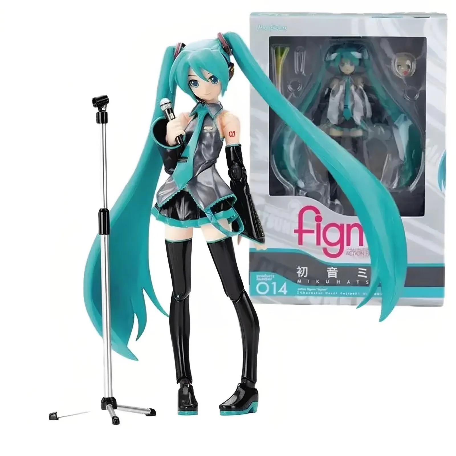 פיגורת הצאצום מיקו Figma 014 מפרקית (Hatsune Miku Figma 014 Articulated Figure)