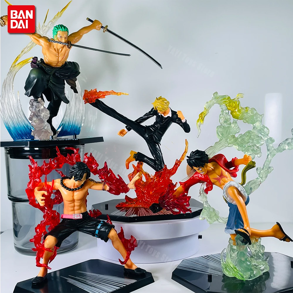 דמות אקשן PVC של לופי Fire Fist - One Piece קרב (One Piece Fire Fist Luffy Battle Model PVC Action Figure) 6