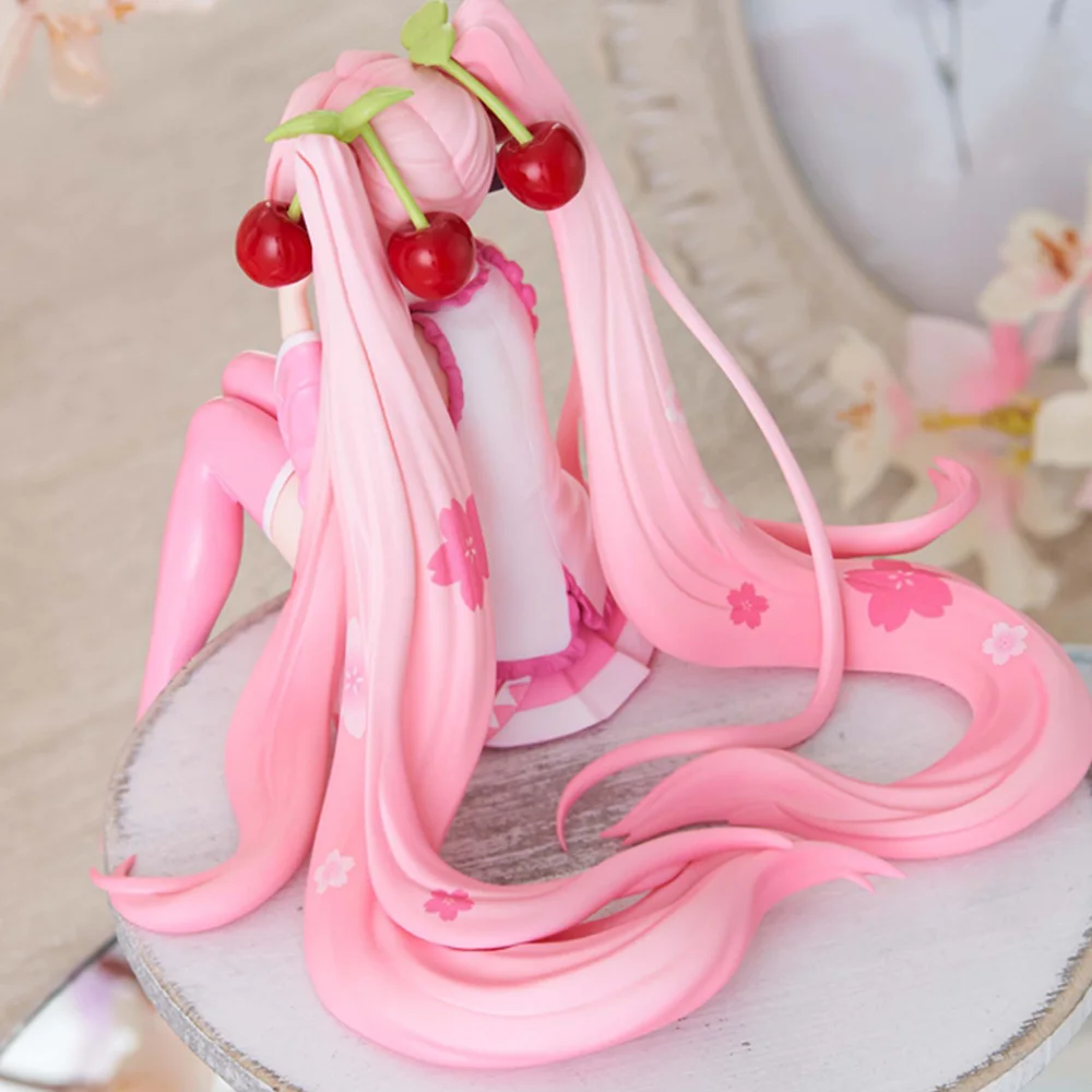 Hatsune Miku PVC Figure - Pink Dress Cherry Blossom 4