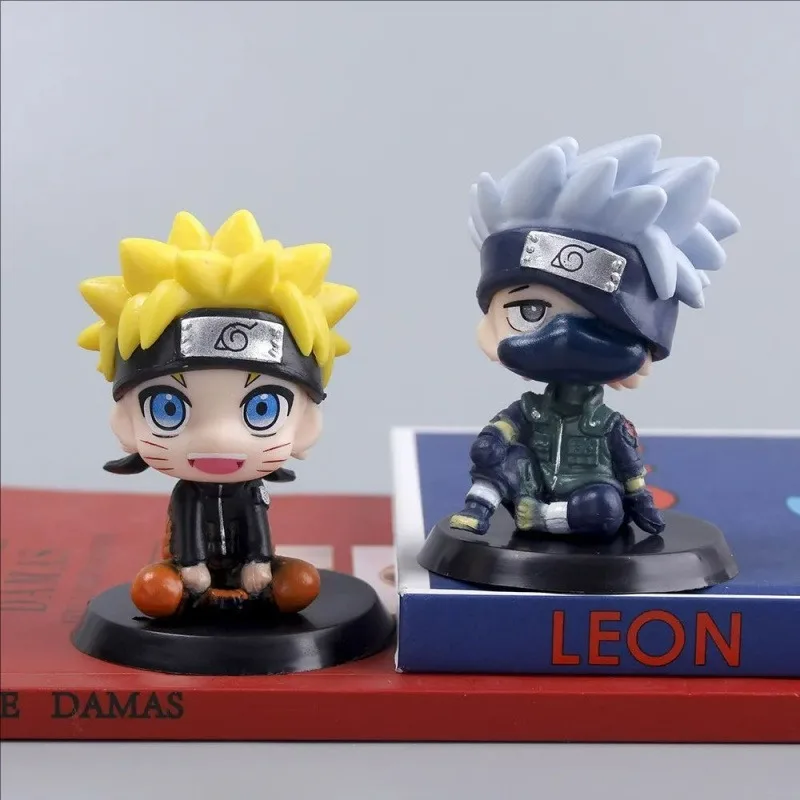 Naruto Q Version PVC Figures Set 9cm: Sasuke Kakashi Itachi 4