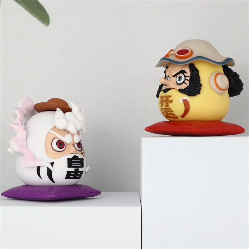 דמות PVC Q-version One Piece של ניקה לופי בגודל 5.5–6.5 ס (One Piece Q-version Figure Nika Luffy PVC Statue 5.5–6.5cm) 4