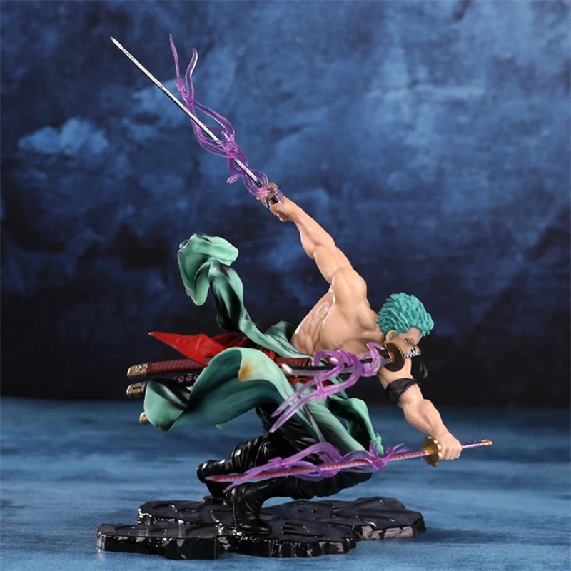 דמות אקשן One Piece רורונואה זורו בסגנון GK PVC 10cm (One Piece Roronoa Zoro GK PVC Action Figure 10cm) 5