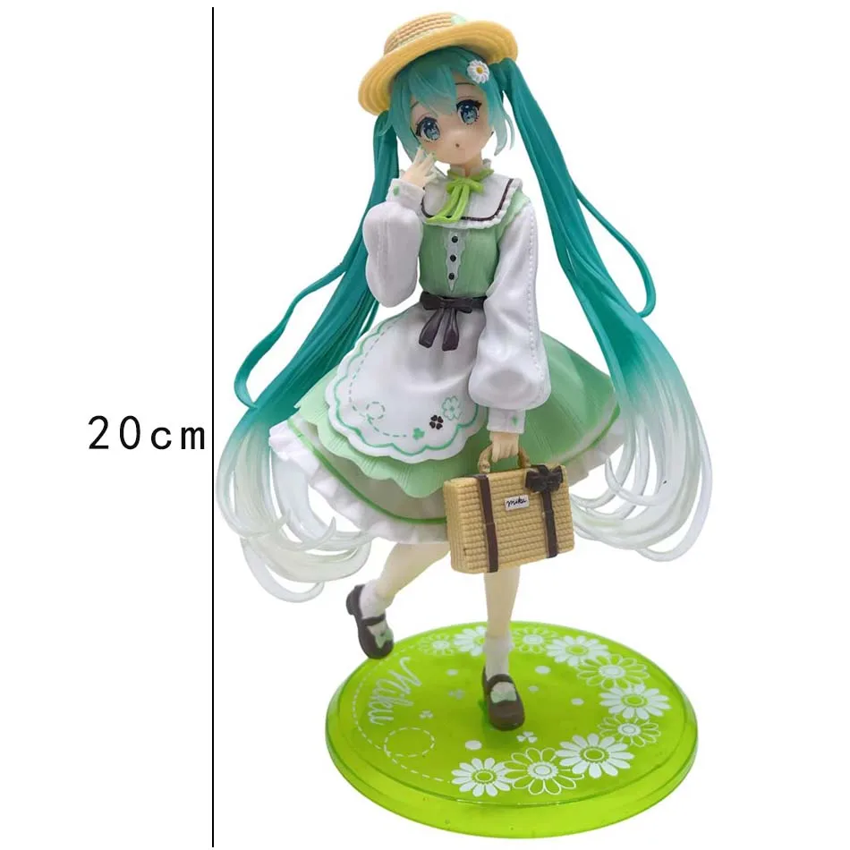 פסלון PVC של Vocaloid Hatsune Miku בסגנון Country בגובה 20 ס״מ (Vocaloid Hatsune Miku Country PVC Figure Doll 20cm) 6