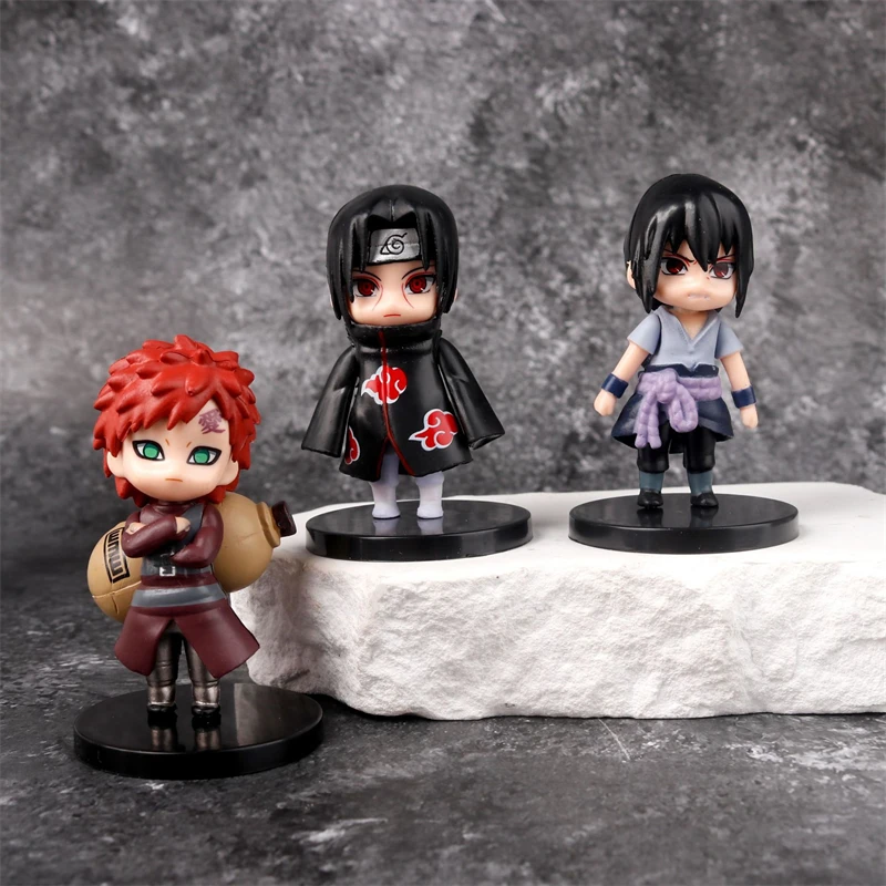 סט דמויות Naruto Q (12 יח׳) דמויות מיני PVC לפעולה (Naruto Q Figure Set (12 pcs) PVC Mini Action Figures) 5