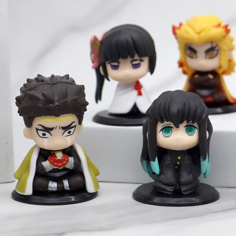 Demon Slayer Kimetsu no Yaiba דמויות ישיבה בסגנון Q-Version (גודל S) (Demon Slayer Kimetsu no Yaiba Q-Version Sitting Figures (Size S)) 5